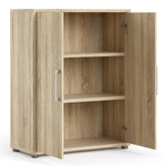 Prima Bookcase 2 Shelves with 2 Doors in Oak