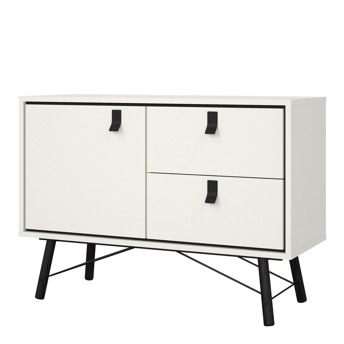 Ry Sideboard with 1 door + 2 drawers Matt White