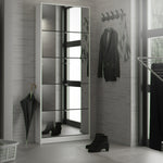 Shoes Shoe cabinet 5 Mirror tilting Doors in White