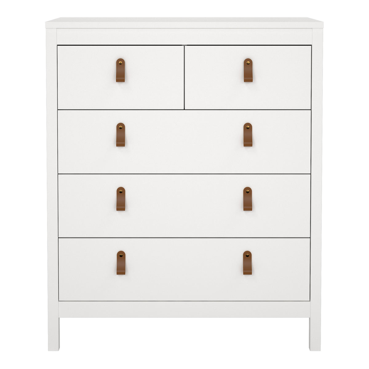 Barcelona Chest 3+2 drawers in White