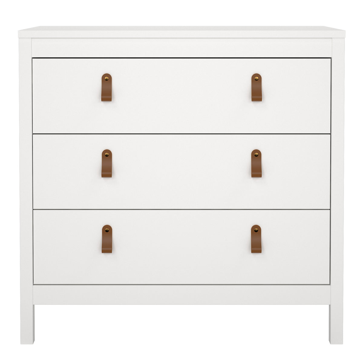 Barcelona Chest 3 drawers in White