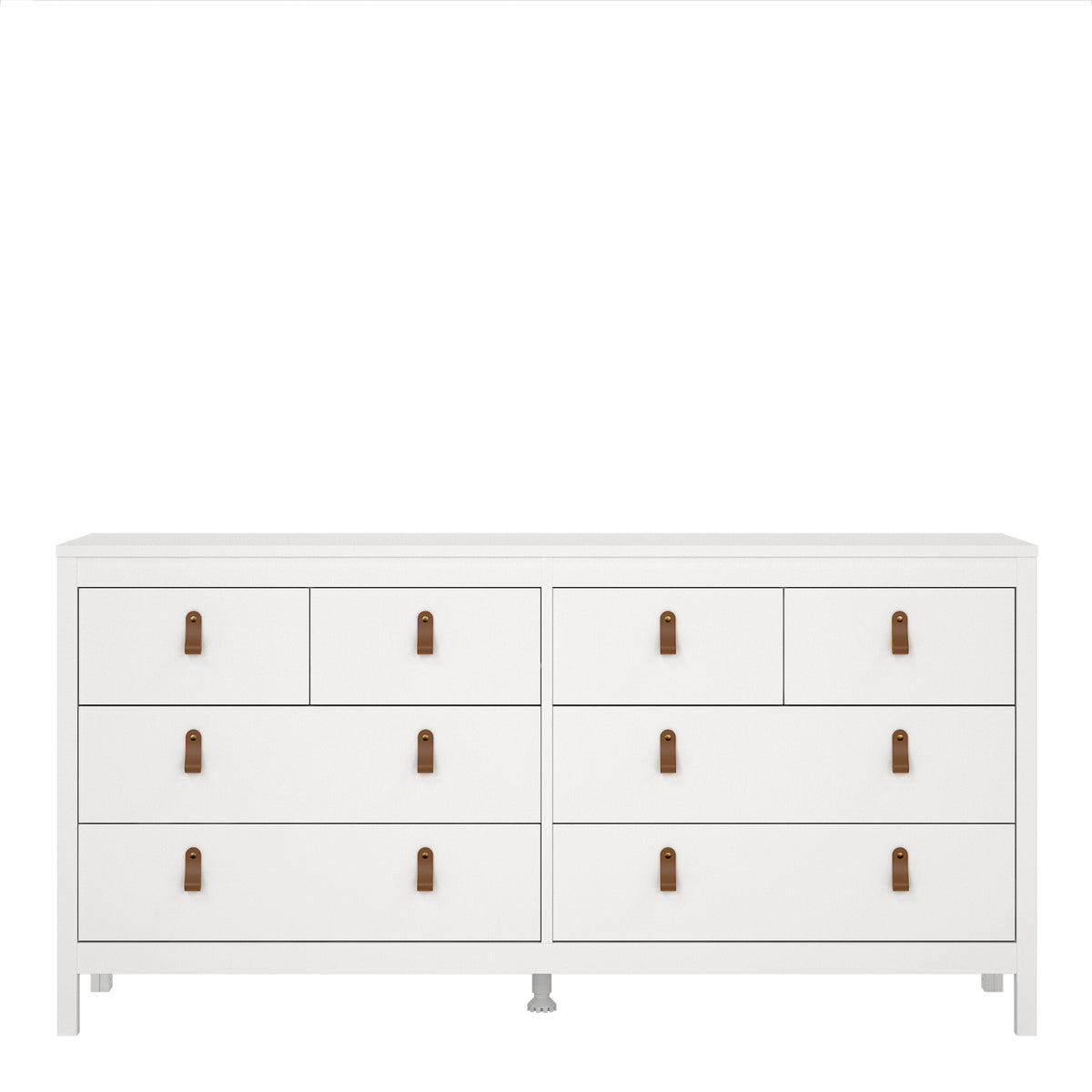 Barcelona Double dresser 4+4 drawers in White