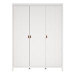 Barcelona Wardrobe with 3 doors in White