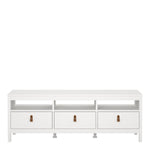 Barcelona Tv-unit 3 drawers in White