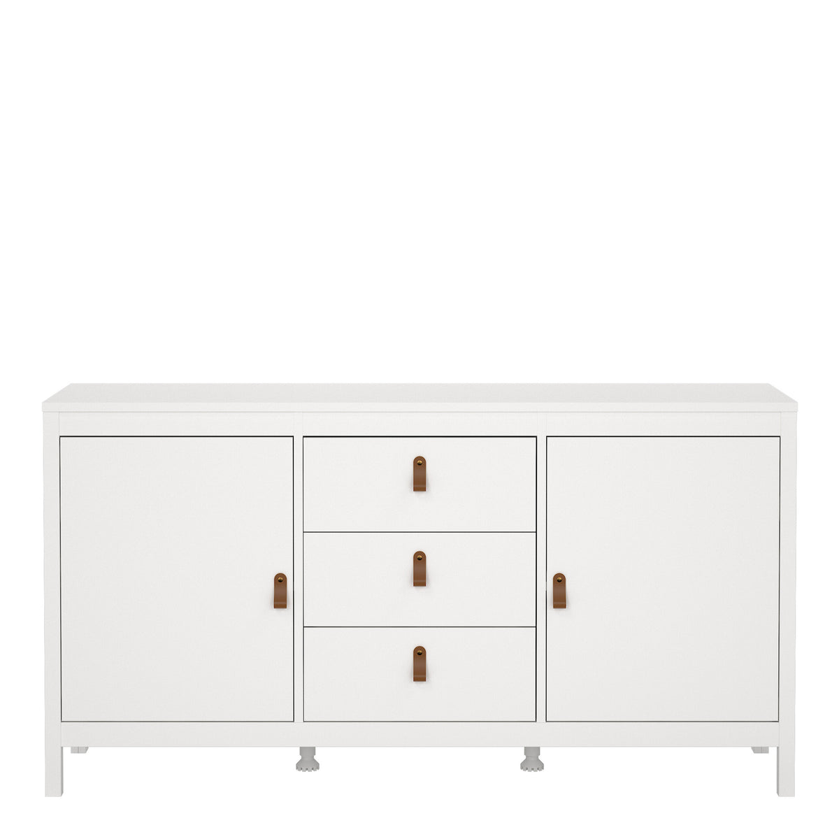 Barcelona Sideboard 2 doors + 3 drawers in White