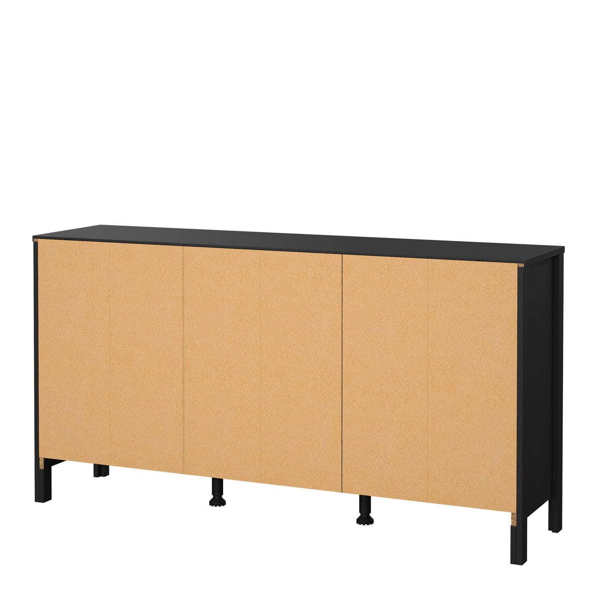 Barcelona Sideboard 2 doors + 3 drawersin Matt Black