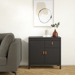 Barcelona Sideboard 2 doors + 1 drawer in Matt Black