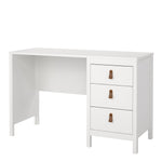 Barcelona Desk 3 drawers White