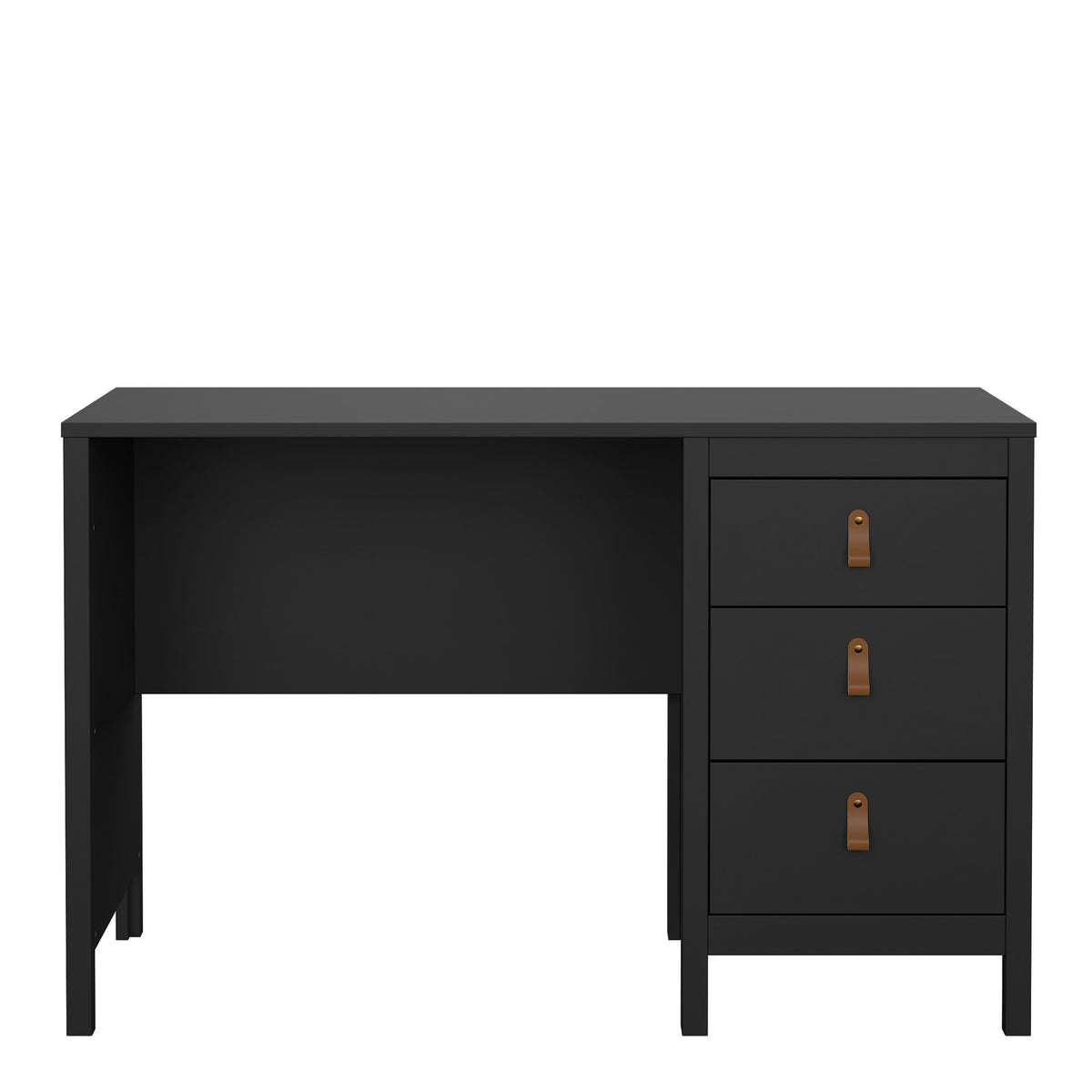 Barcelona Desk 3 drawers Matt Black