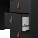 Barcelona Desk 3 drawers Matt Black