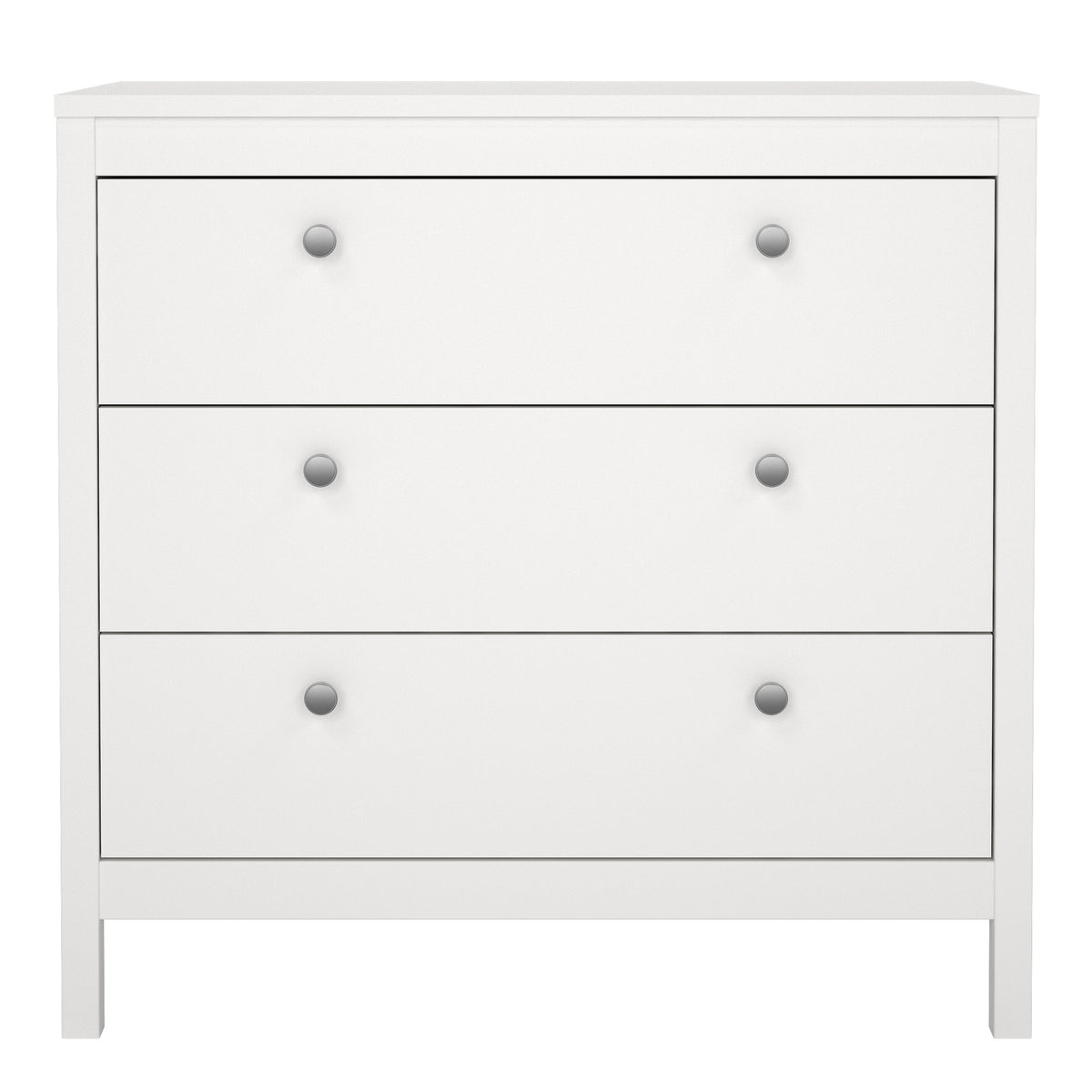 Madrid Chest 3 drawers in White