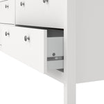 Madrid Double dresser 4+4 drawers in White