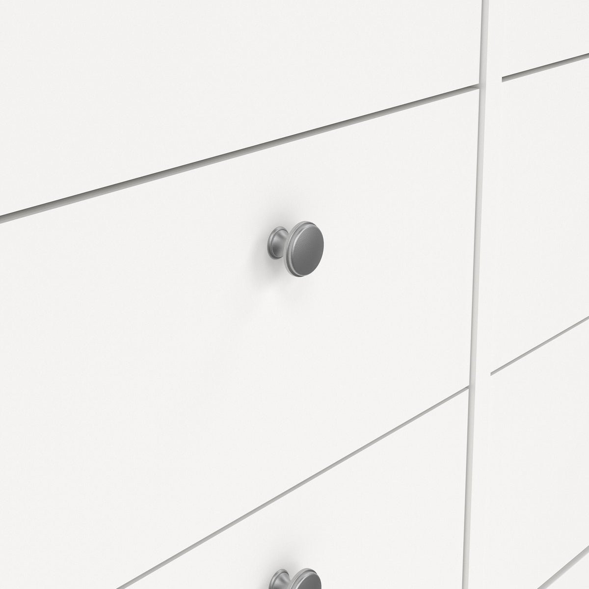 Madrid Double dresser 4+4 drawers in White