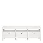 Madrid Tv-unit 3 drawers in White