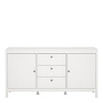 Madrid Sideboard 2 doors + 3 drawers in White