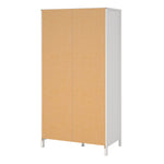 Madrid Wardrobe with 2 doors in White