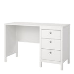 Madrid Desk 3 drawers White