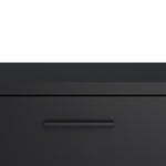 Media TV-unit with 2 doors + 1 drawer 147 cm Black