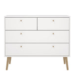 Cumbria Chest 2 + 2 Drawers White