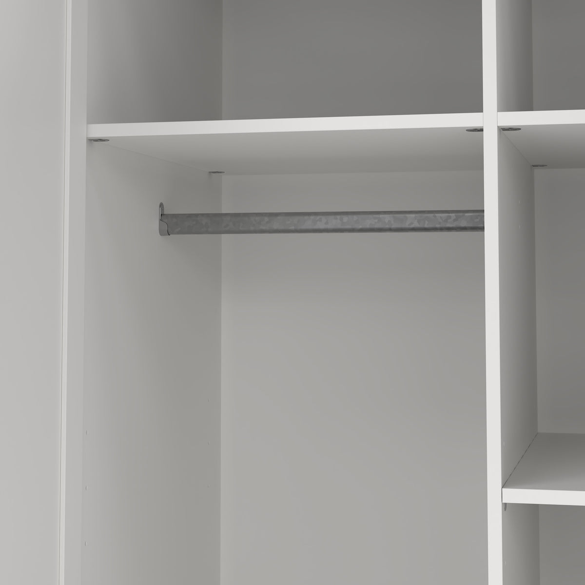 Brande Wardrobe with 2 Frame Doors in White