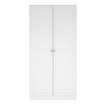 Brande Wardrobe with 2 Frame Doors in White