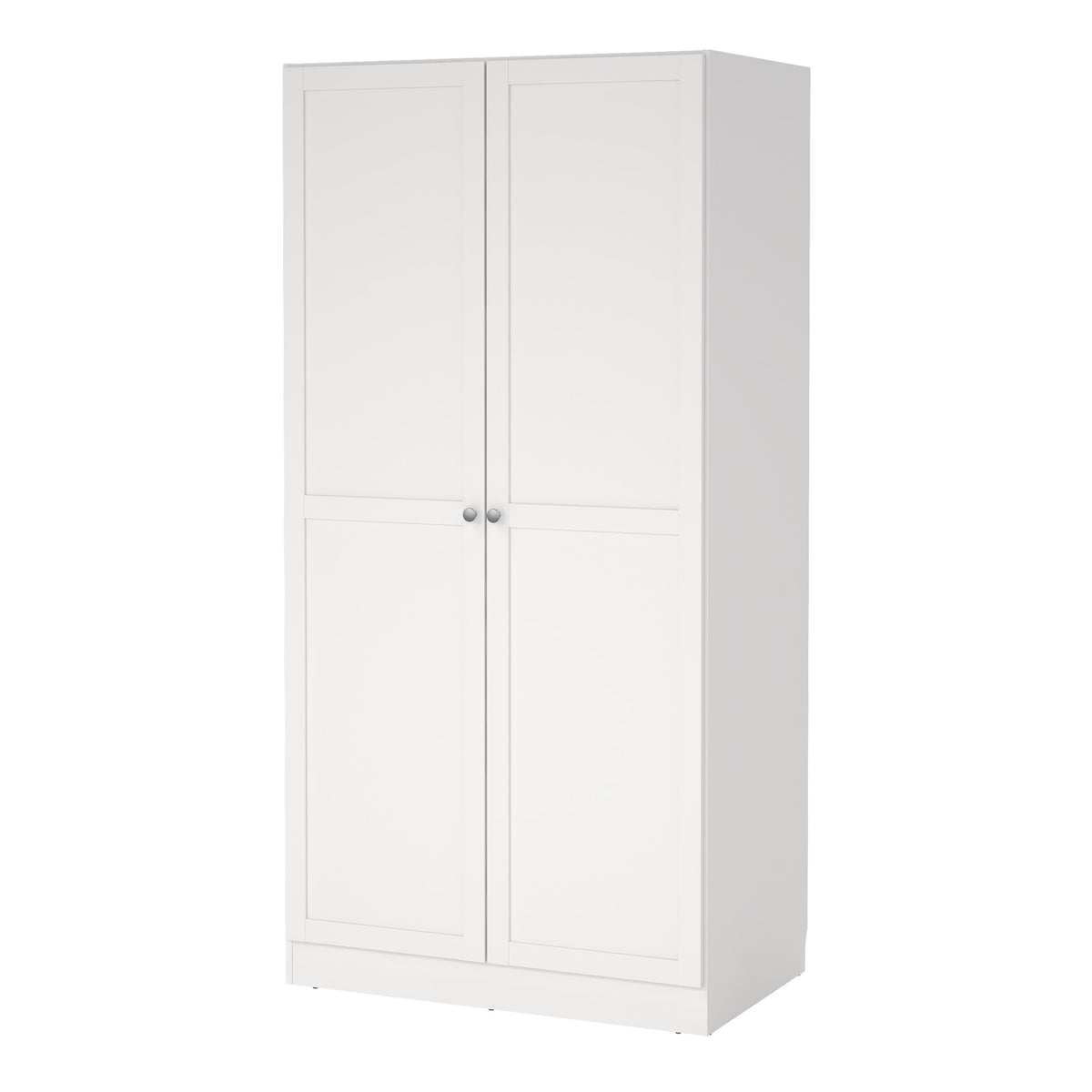 Brande Wardrobe with 2 Frame Doors in White