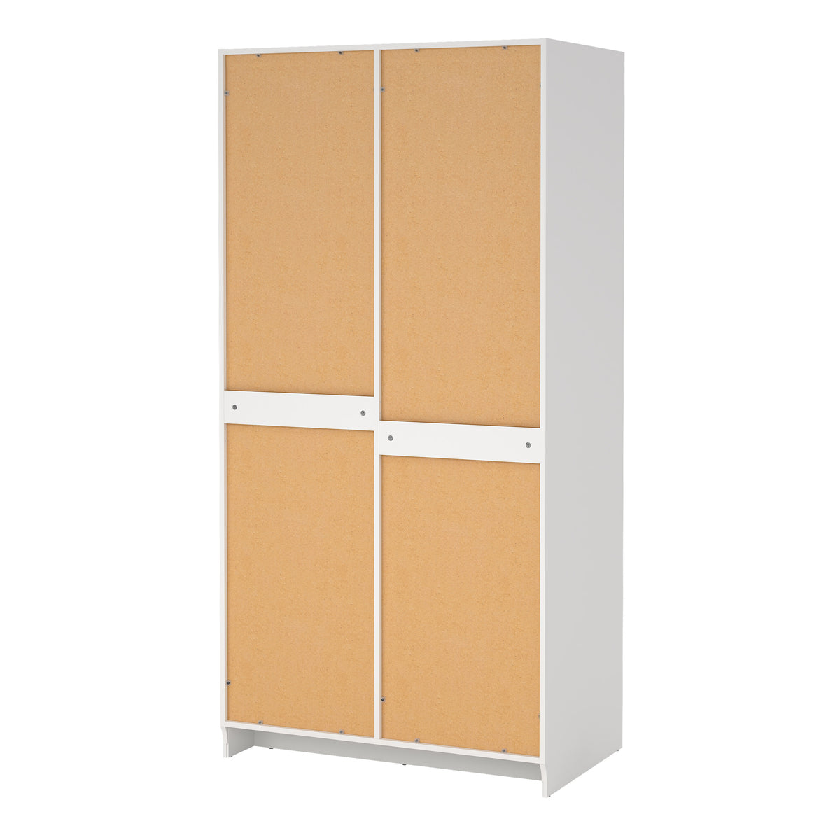 Brande Wardrobe with 2 Frame Doors in White