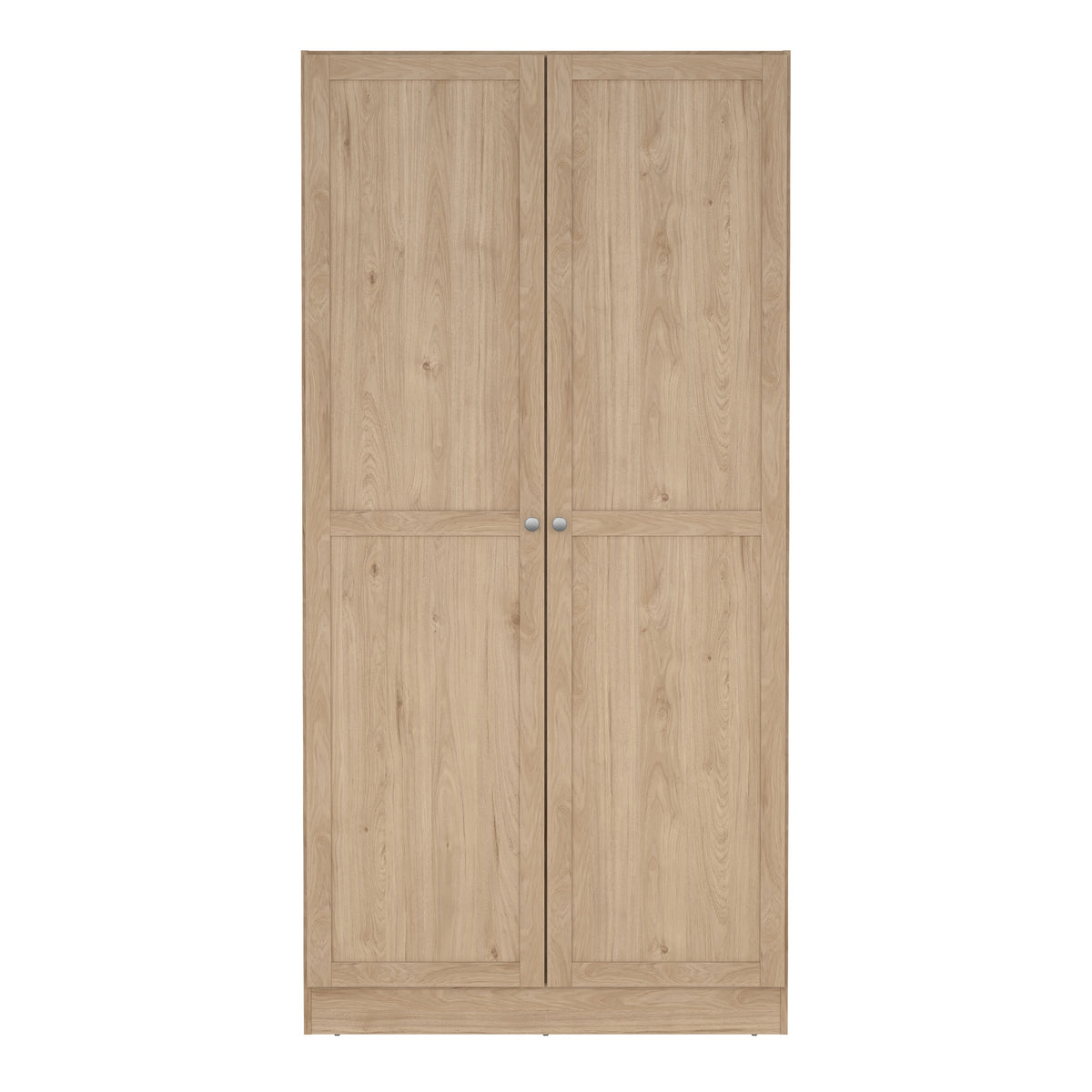 Brande Wardrobe with 2 Frame Doors in Jackson Hickory