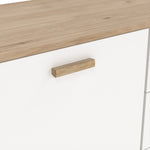 Ikast Sideboard 2 Doors + 3 Drawers in Jackson Hickory and White