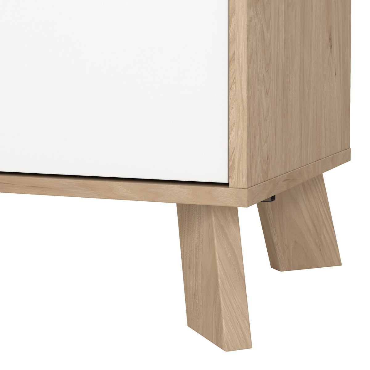 Ikast Sideboard 2 Doors + 1 Drawer in Jackson Hickory and White