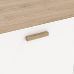 Ikast Sideboard 2 Doors + 1 Drawer in Jackson Hickory and White