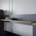 Bohol Wall Shelf in Riviera Oak/Navy