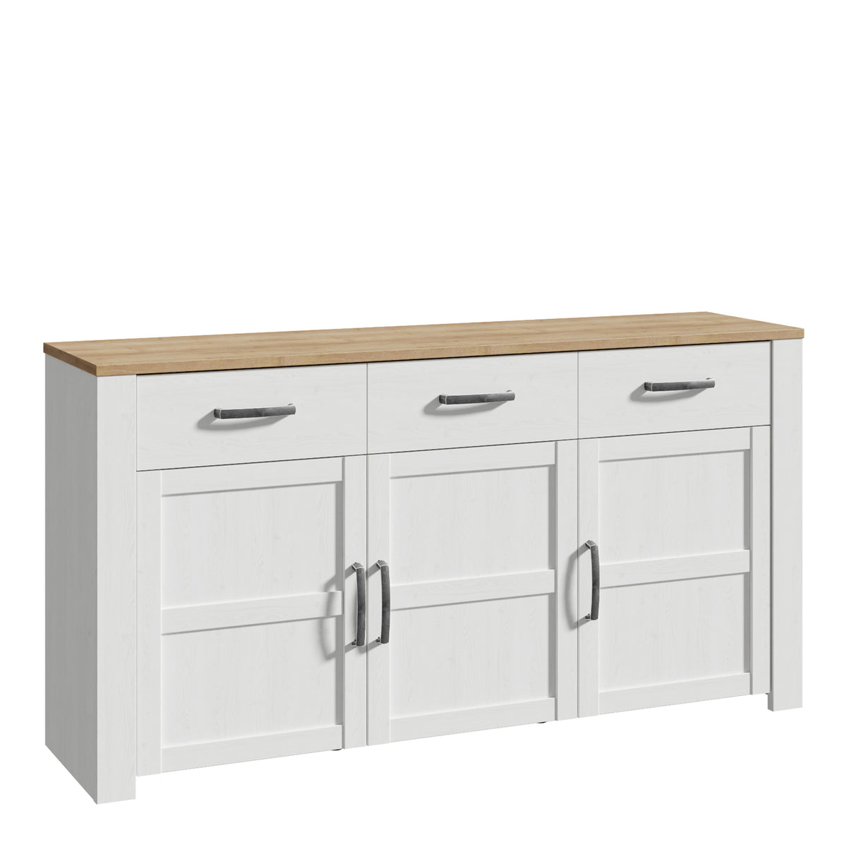 Bohol Sideboard in Riviera Oak/White