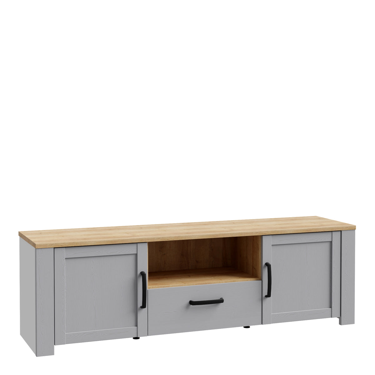 Bohol TV Unitin Riviera Oak/Grey Oak