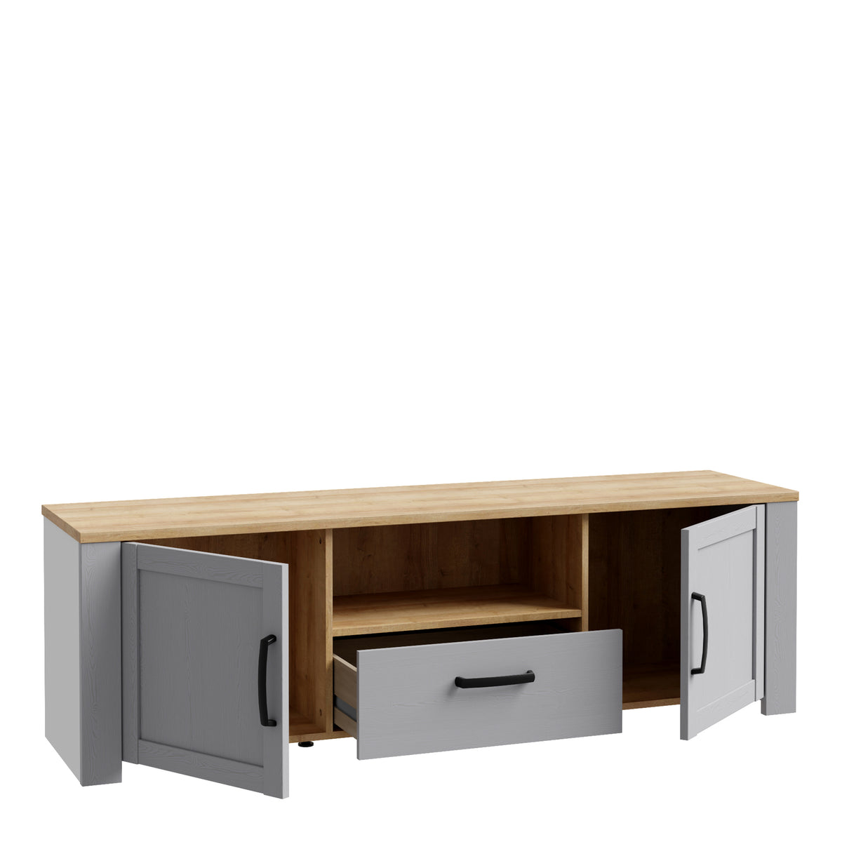 Bohol TV Unitin Riviera Oak/Grey Oak