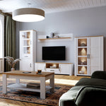 Bohol TV Unitin Riviera Oak/White