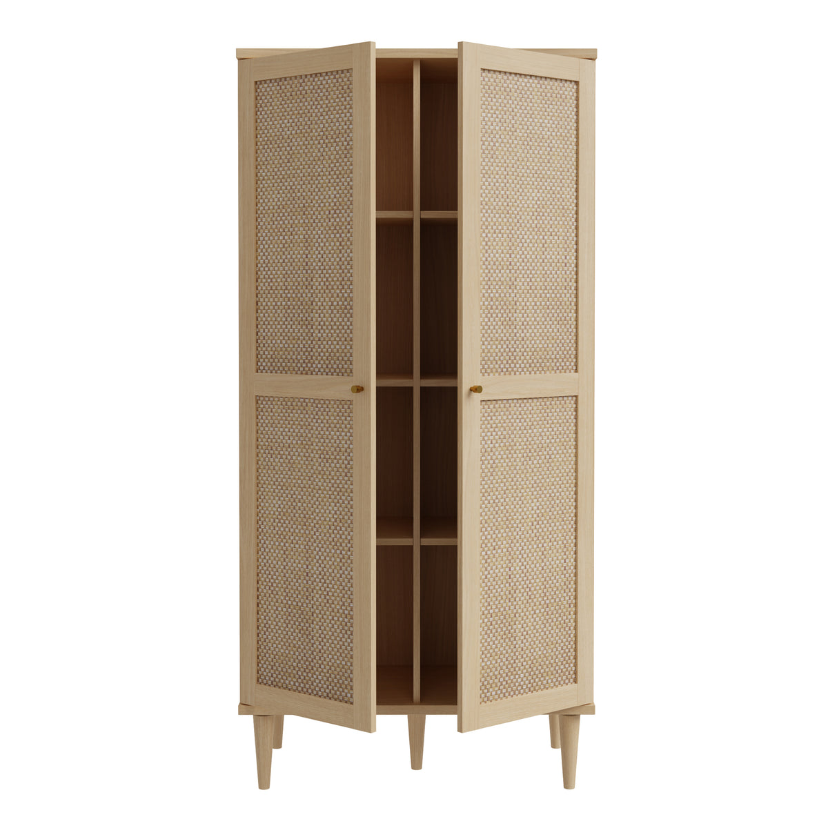 Calasetta Display Cabinet in Rattan