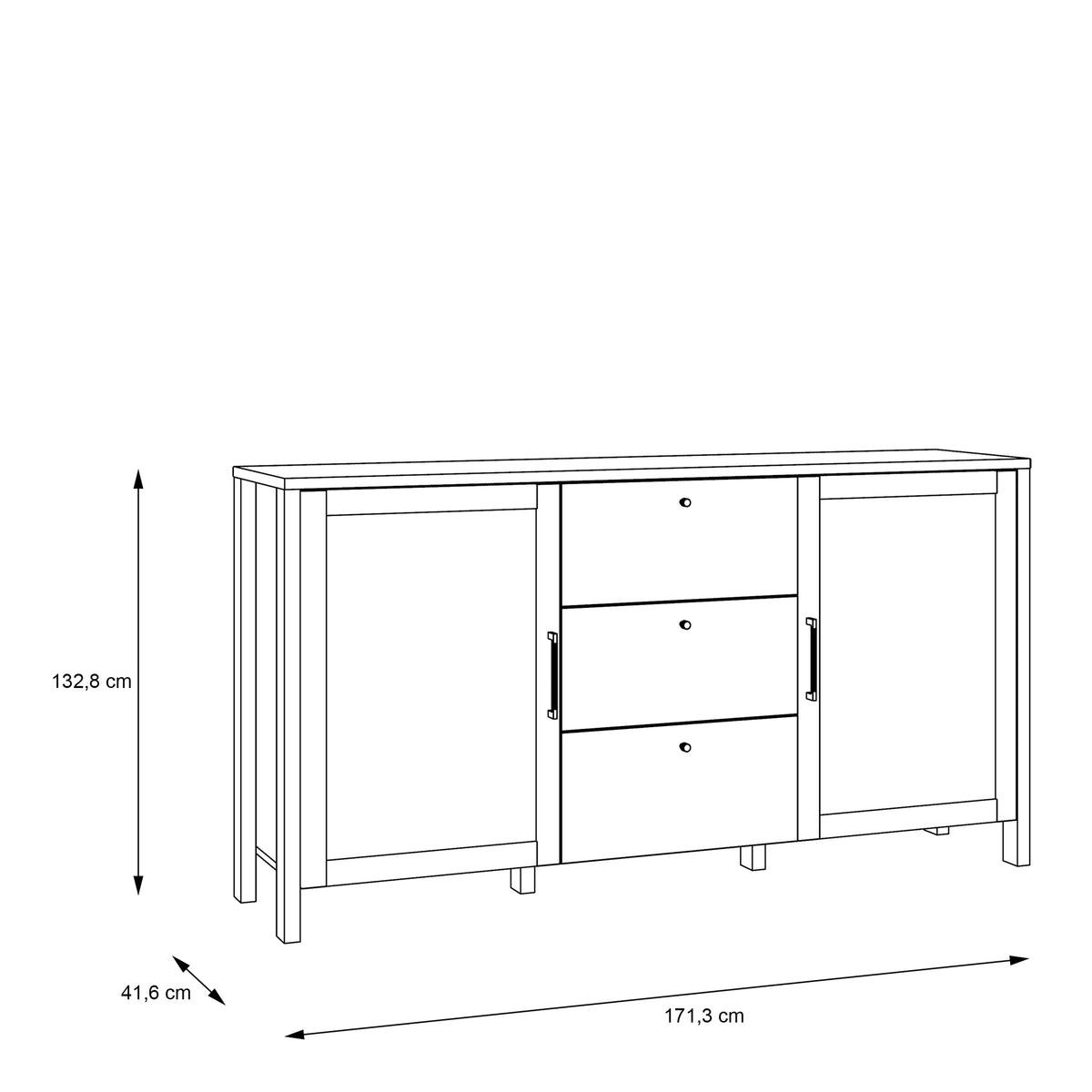 Malte Brun Sideboard in Waterford Oak