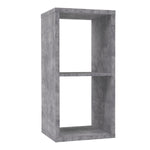 Mauro 1 Shelf Storage Unit in Concrete Grey