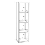 Mauro 3 Shelves Storage Unit in Matt White