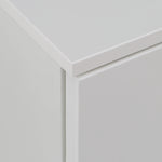 Sienna Chest of Drawers in White/White High Gloss