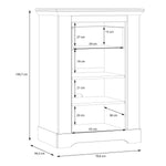 Illopa Chest of Drawers in Oak Nelson/Snowy Oak