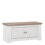 Illopa Storage Bench in Oak Nelson/Snowy Oak