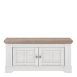 Illopa Storage Bench in Oak Nelson/Snowy Oak