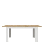 Bohol Extending Dining Table in Riviera Oak/White