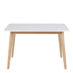 Raven Dining Table in White & Oak