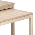 Cornus Coffee Table in White Oak Set of 2