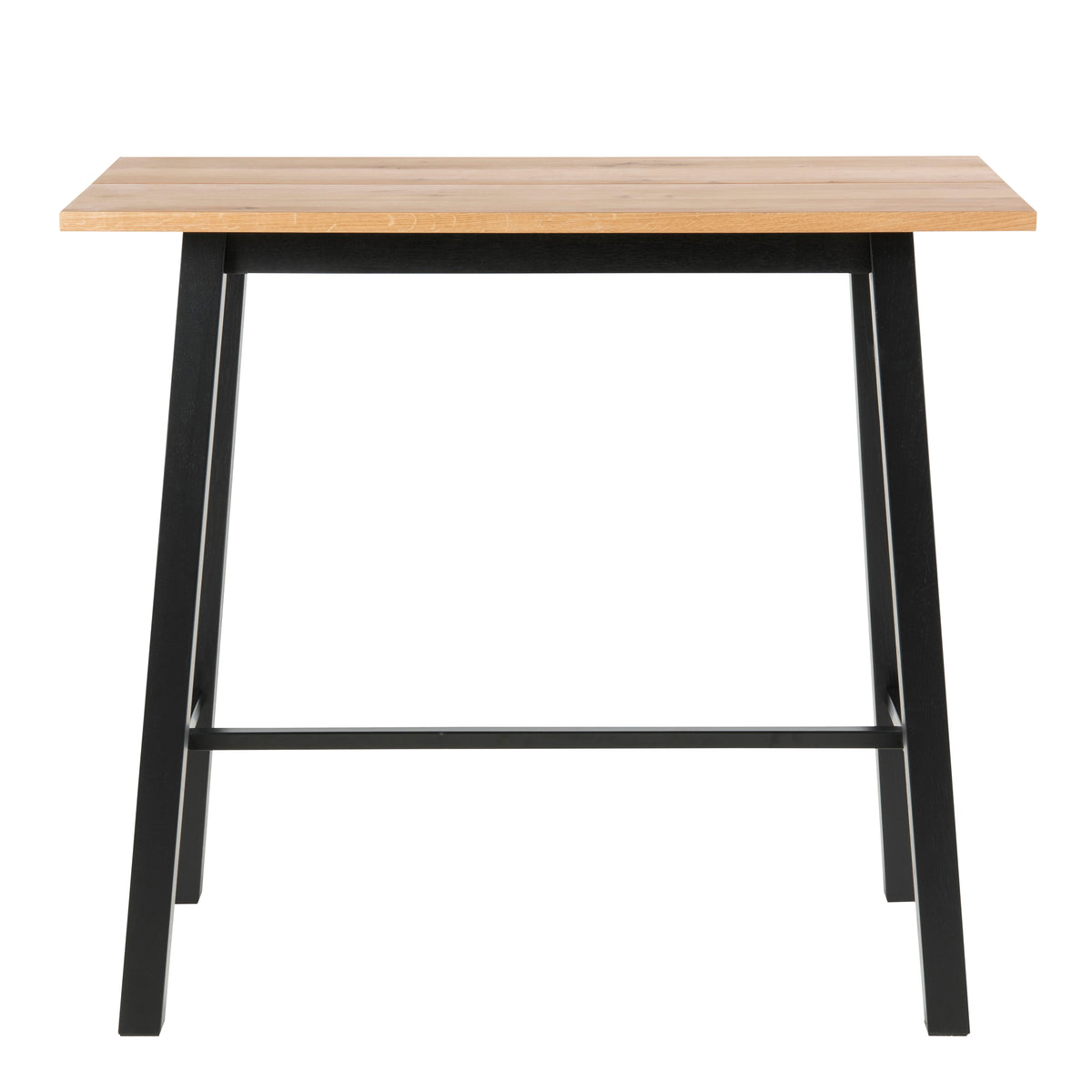 Chara Bar Table in Black & Oak