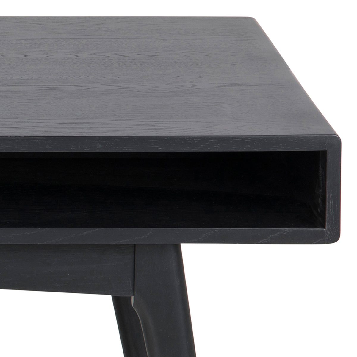 Marte Coffee Table with Open Shelf in Black