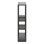 Seaford Black Metal Wall Shelf with 3 Additional Black Shelves